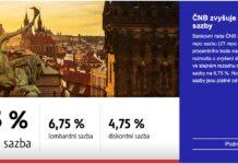 Porostou dál úrokové sazby? úroková sazba česká národní banka