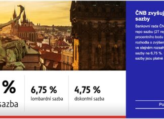 Porostou dál úrokové sazby? úroková sazba česká národní banka